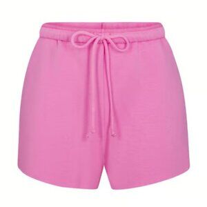 Skims Women's Cotton Fleece Shorts, Bubblegum, size S NWT